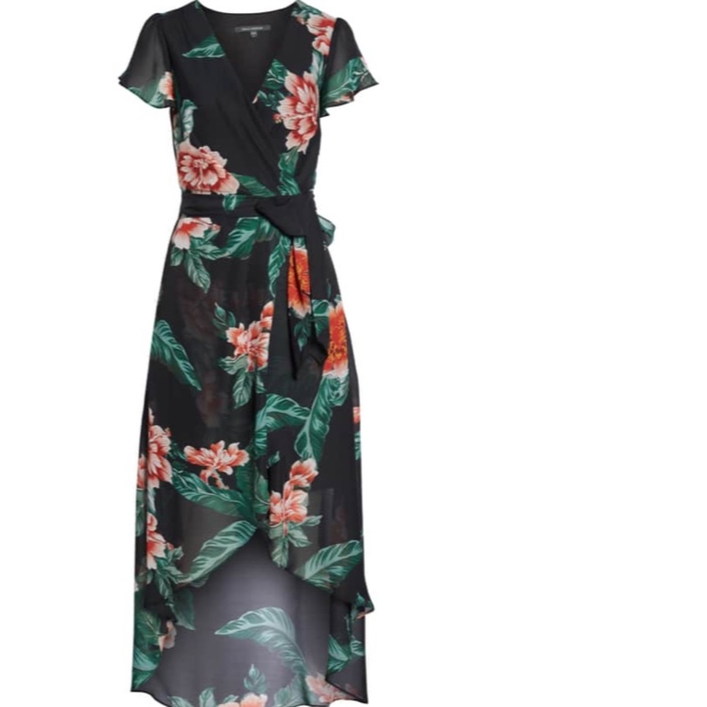 Julia Jordan High Low Floral Dress, size 14